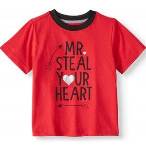 5/$20 NEW 4T Boys MR. STEAL YOUR HEART Tee